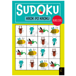 Sudoku Krok po kroku + naklejki Wyd. Wilga